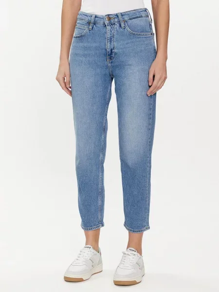 Джинси мом Lee синій