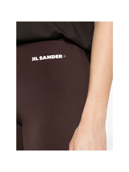 Spodnie Jil Sander biznesowe brązowe