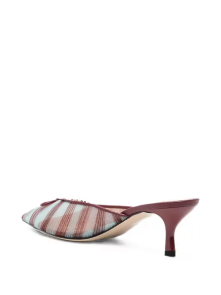 Mules Fendi červená
