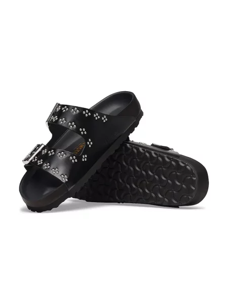 Birkenstock шльопанці шкіряні Arizona Exquisite Rivets
