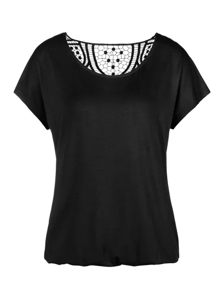 VIVANCE Tricou negru alb