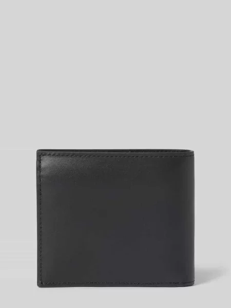 Lacoste portfel skórzany czarny