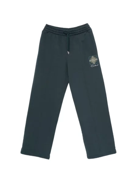 Pantaloni Casablanca cu imagine alergare cu cordon verde