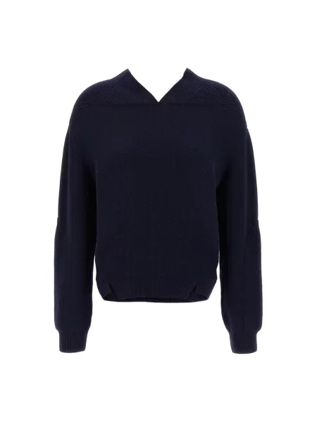 Sweter Victoria Beckham z kaszmiru niebieski