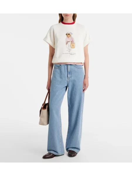Hanorac Polo Ralph Lauren de lână alb