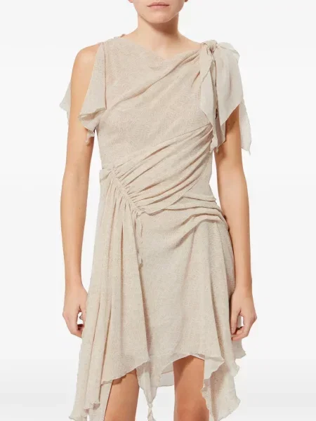 Mała sukienka mini Isabel Marant z falbankami garniturowa