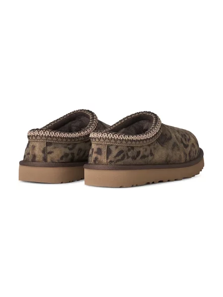 Замшевые тапочки Ugg в горошек