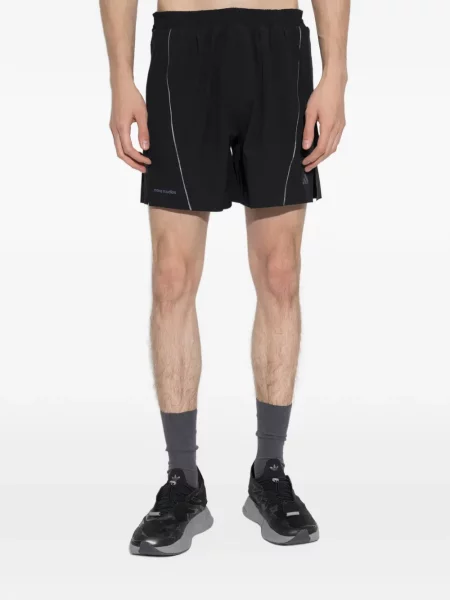Sală de gimnastică lung sutien Adidas din piele negru