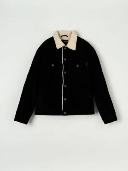 Sinsay Bunda s beránkem černá