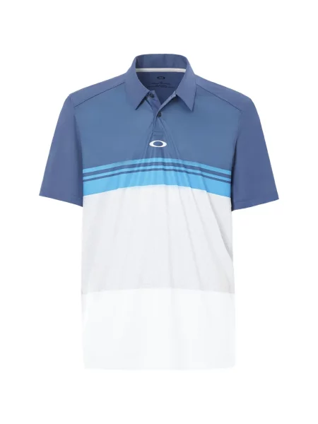 Tricou polo Oakley albastru