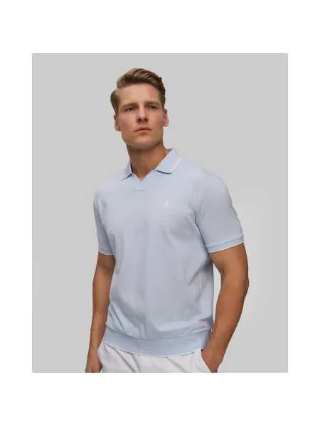 Polo Deschis Pentru Bărbați Polo Ralph Lauren albastru