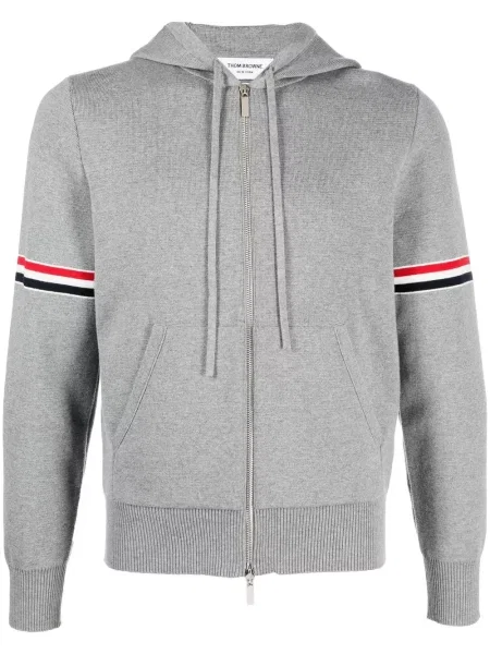 Hanorac cu glugă Thom Browne gri