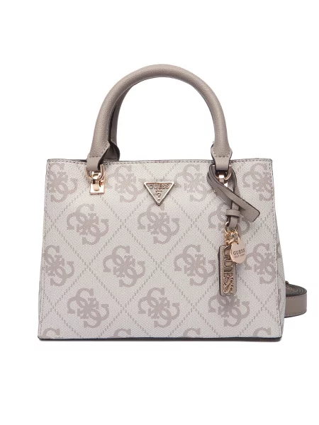 GUESS Ručna torbica NOELLE II svijetlosmeđa bež
