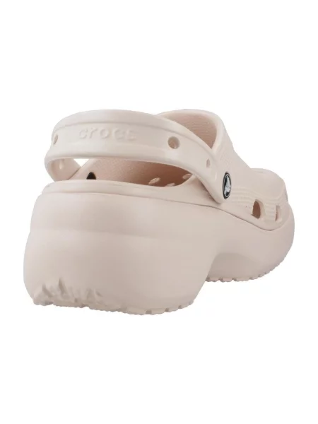 Pantofi Crocs cu platformă clasici bej