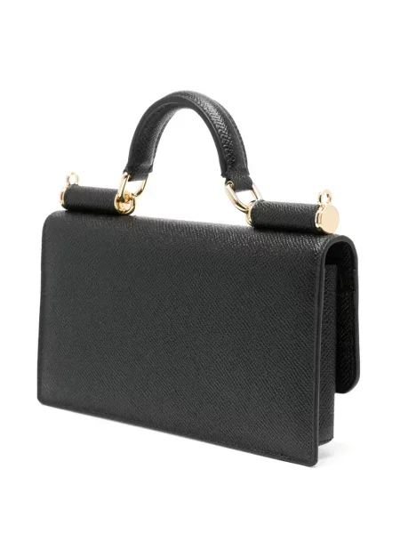 Geantă plic Dolce & Gabbana din piele negru
