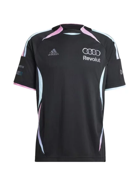 Γυμναστήριο μπλούζα Adidas από ζέρσεϋ παραλλαγής μπλε