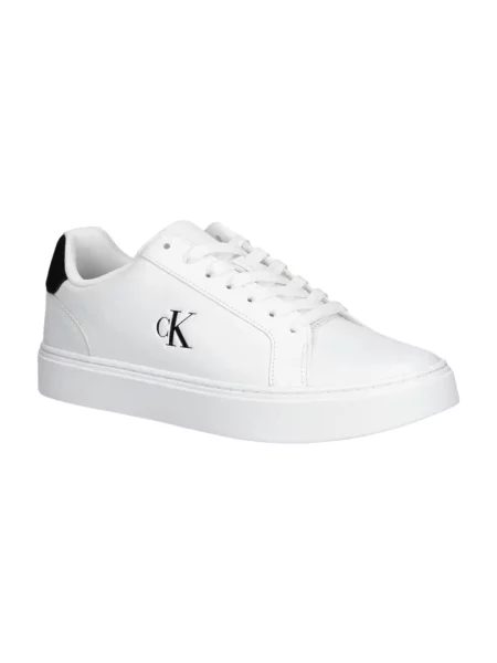 Sneakersy Calvin Klein skórzane klasyczne białe