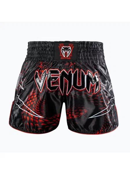 Tréninkové šortky Venum Matupa Muay Thai black/red/silver černé