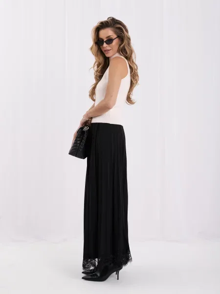 Maksi suknja Italy Moda crna