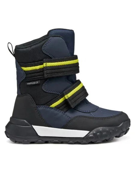 Geox Škornji za sneg J Trekkyup B Abx S Mornarsko modra