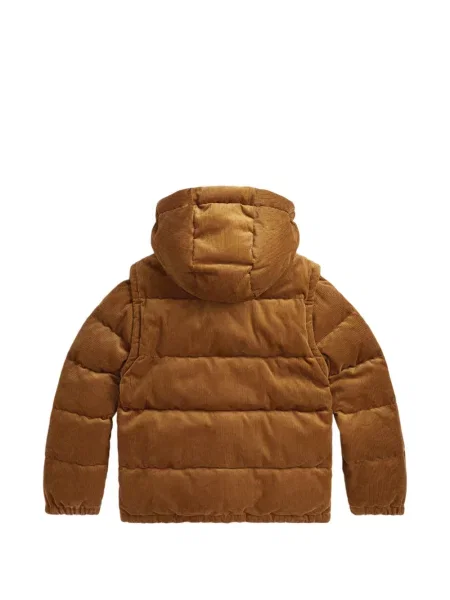 Kurtka dziecięca Polo Ralph Lauren brązowa
