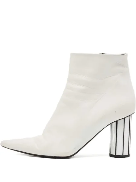 Cizme scurte Proenza Schouler cu dungi alb