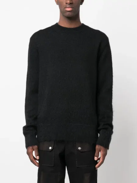 Пуловер Off-white с кръгло деколте бяло
