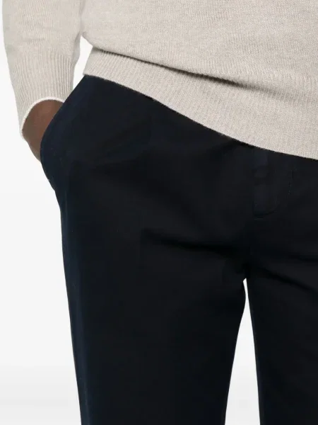 Pantaloni Brunello Cucinelli plisate albastru