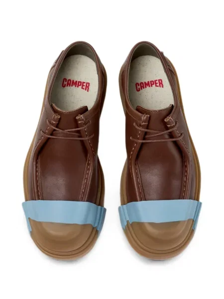 Pantofi derby Camper din piele maro