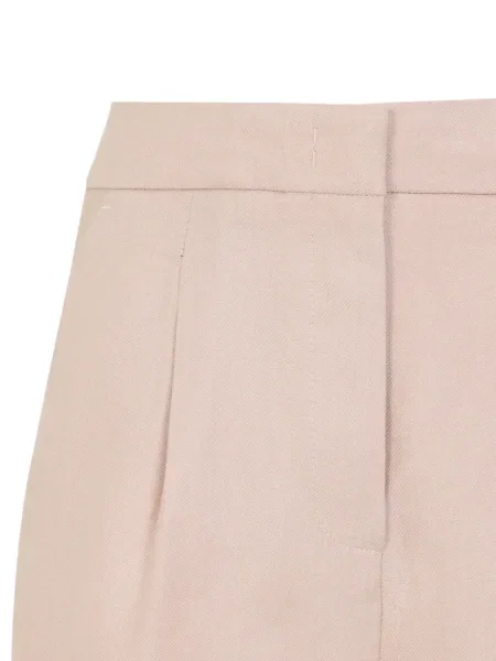 Pantaloni scurți Peserico plisate roz