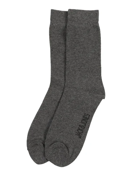 JACK & JONES Nogavice temno siva