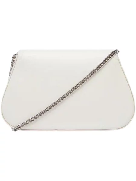 Calvin Klein geantă crossbody pentru femei cu imitație de piele alb