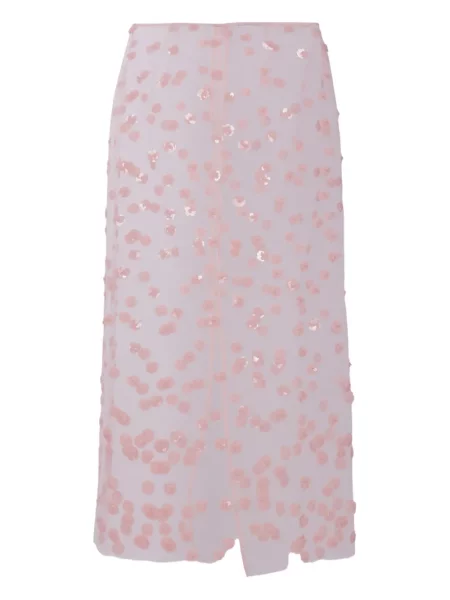 Fustă Cecilie Bahnsen cu paiete roz