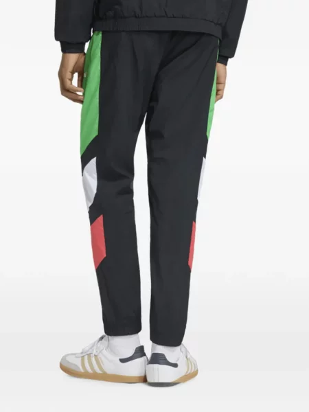 Pantaloni Adidas cu model leopard alergare roșu