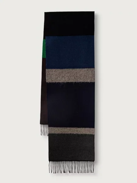 Paul Smith fular pentru bărbați cu lână negru
