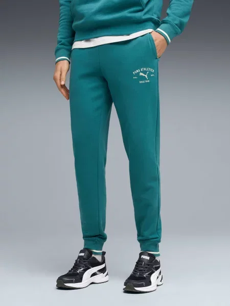 Спортивные штаны Puma зеленые