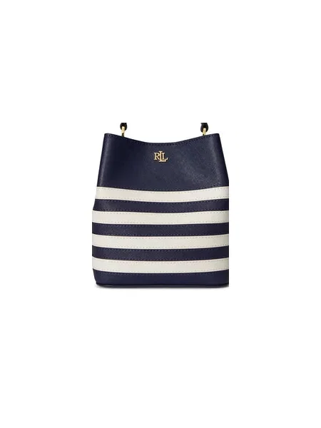 Ročna torba LAUREN RALPH LAUREN Mornarsko modra