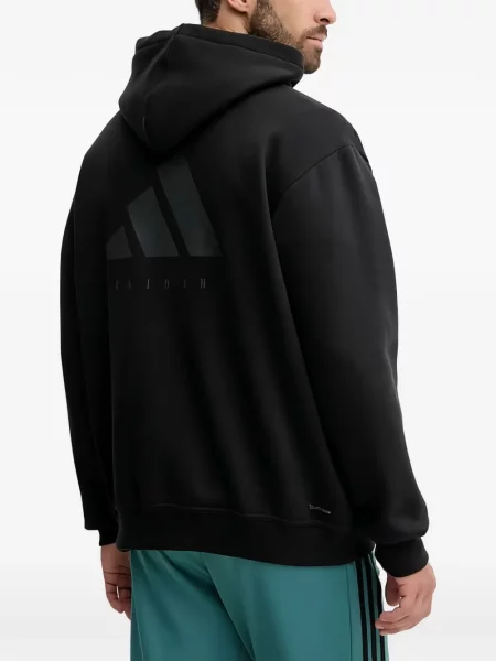 Mikina s kapucí Adidas s autogramem černá