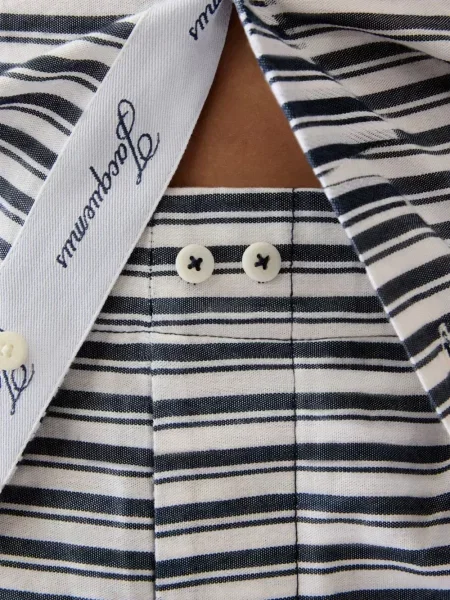 Pantaloni scurți Jacquemus din jacard alb