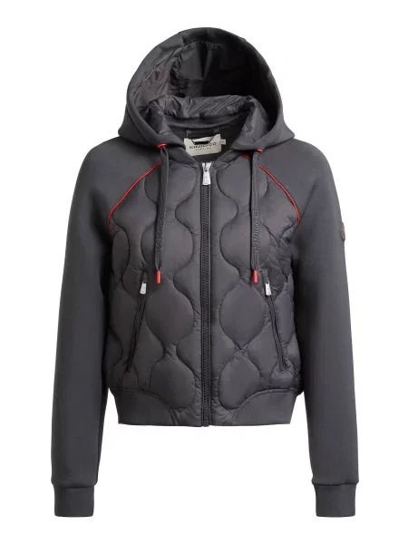 Khujo Geacă de primăvară-toamnă Malaya închis / roșu gri