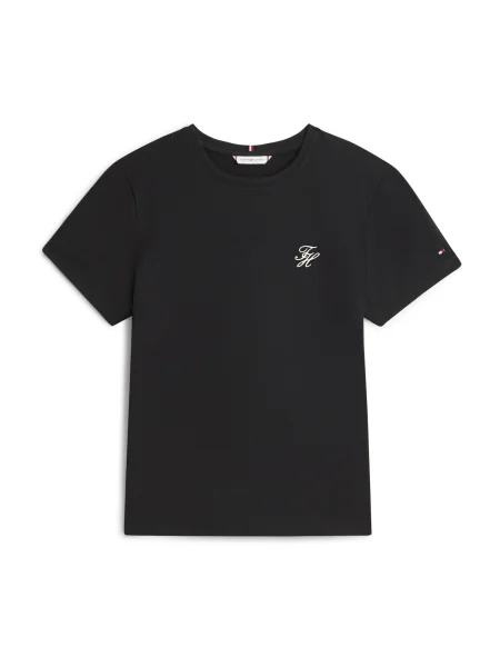 TOMMY HILFIGER Tricou bleumarin / roșu alb negru