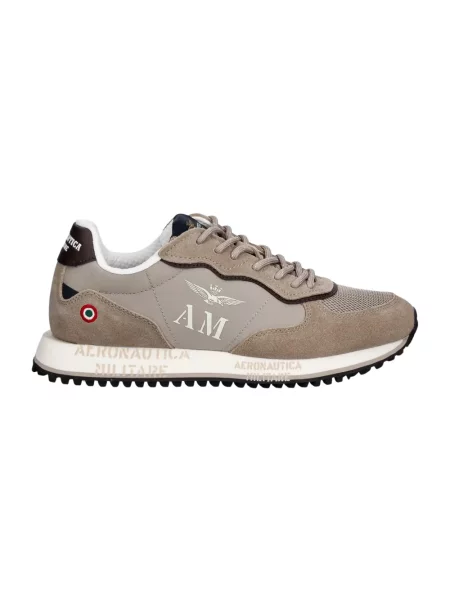 Aeronautica Militare sneakersy SNEAKERS brązowe