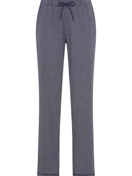 S.Oliver Pantaloni de pijama albastru închis gri
