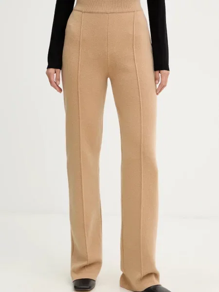 Patou spodnie dresowe wełniane beżowe