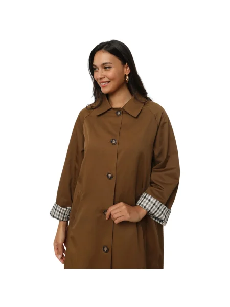 Palton La Modeuse maro