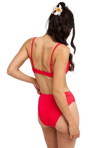 Trójkątny stanik bikini dla Kobiety ROXY LOVE czerwony