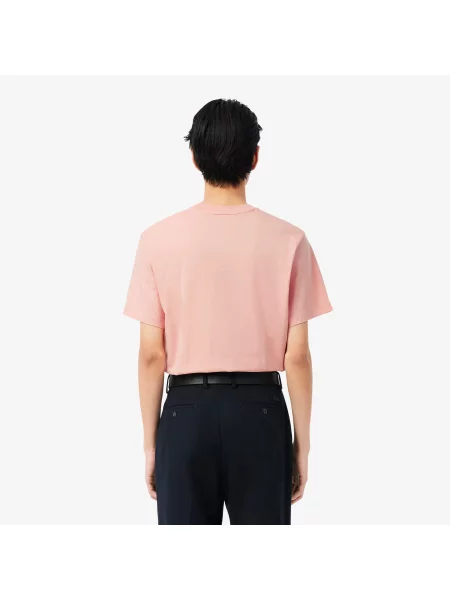Lacoste футболка чоловіча Classic fit рожева