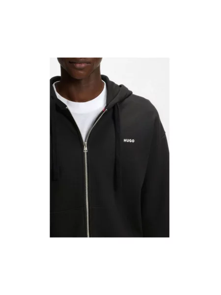 Bluza z kapturem Hugo z kapturem czarna