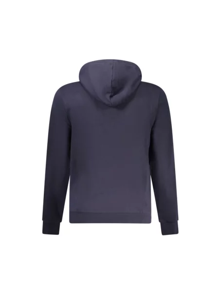 Bluza rozpinana z kapturem i kieszenią kangurką model ‘AYLMER’ Napapijri niebieska