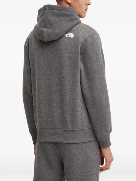 Pulover The North Face cu glugă gri